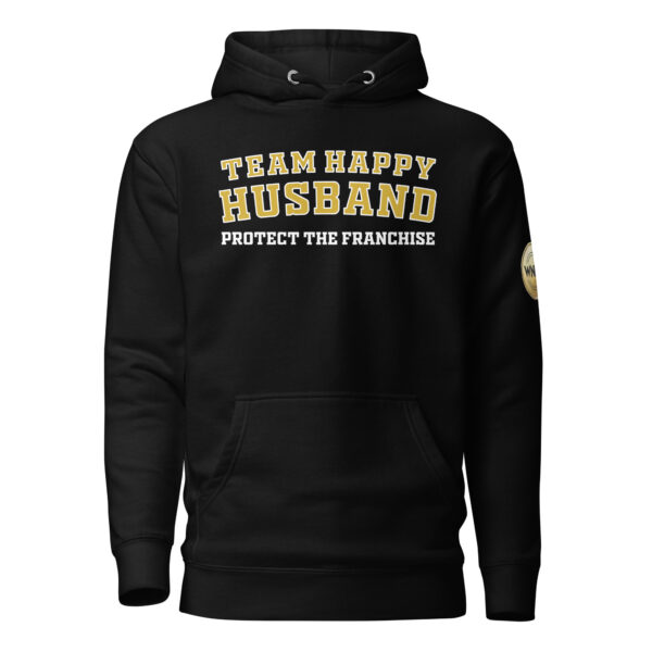 cotton-heritage-m2580-i-unisex-premium-pullover-hoodie-black-front-69795313efb67.jpg Team Happy Husband | Playoff Edition | Hoodie