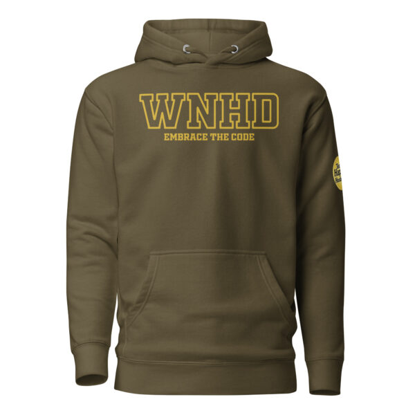 cotton-heritage-m2580-i-unisex-premium-pullover-hoodie-military-green-front-697a30ced71e9.jpg WNHD | Transparent Text | Playoff Edition | Hoodie
