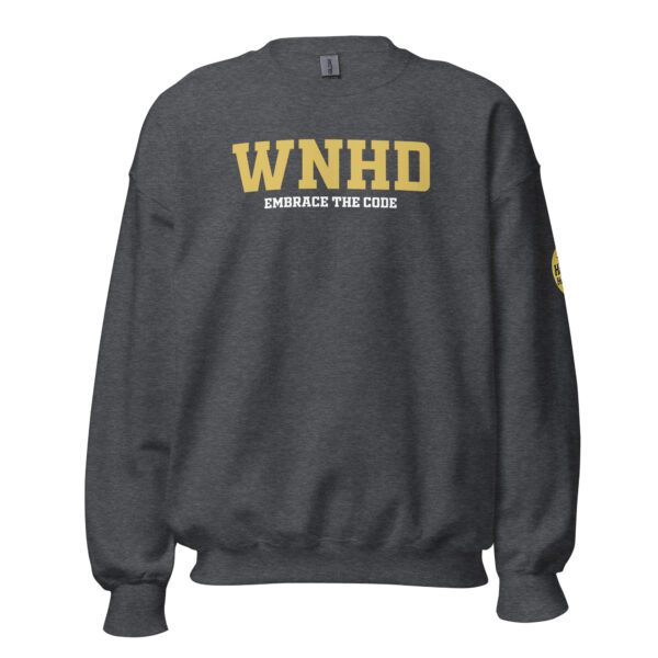 unisex-crew-neck-sweatshirt-dark-heather-front-697a40b71f90a.jpg WNHD | Regular Season Edition | Sweatshirt