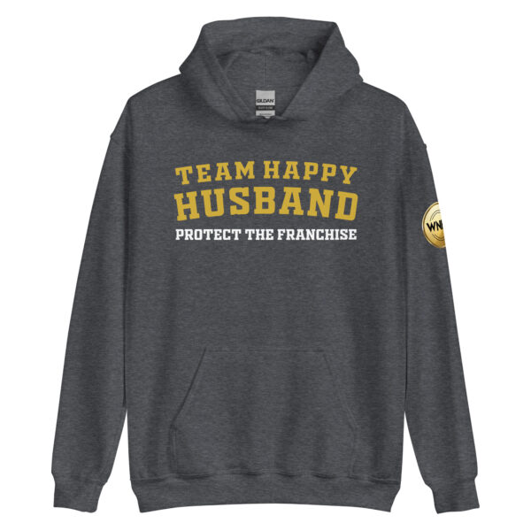 unisex-heavy-blend-hoodie-dark-heather-front-69794f2e21a19.jpg Team Happy Husband | Regular Season Edition | Hoodie