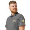 unisex-premium-pique-polo-shirt-grey-melange-left-front-697966ff67669.jpg Team Happy Husband | Playoff Edition | Polo